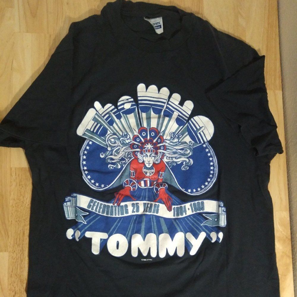 Deadstock Vintage 80s The Who 25 Years Anniversary Tommy T-Shirt